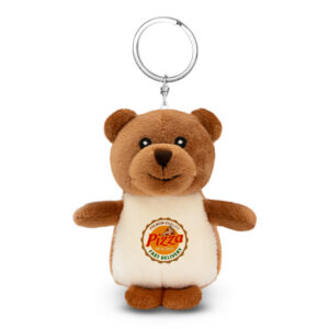 Plüsch-Teddybär-Schlüsselanhänger als Kundenpräsent