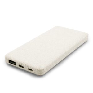 Powerbank aus Weizenstroh 8000 mAh für Ihr Marketing